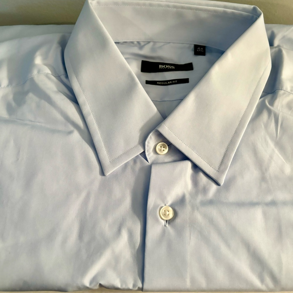 HUGO BOSS ENZO Regular Fit Button Down Dress Shirt 17.5